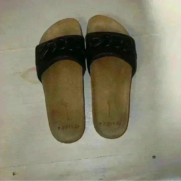 Frankie4 Quinn Slide Sandal black size 6 - Picture 7 of 12